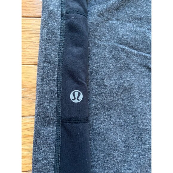 Lululemon Athletica sz 4 Womens Gray & Black Crop Pants With Drawstring Waist - Picture 8 of 10